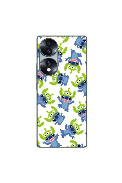 OEM Husa compatibila cu Honor 70 Silicon Gel Tpu Model Stitch Pattern With Gr...