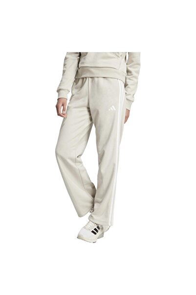 adidas Women's Essentials 3-S Open Hem French Terry Sweatpants L
