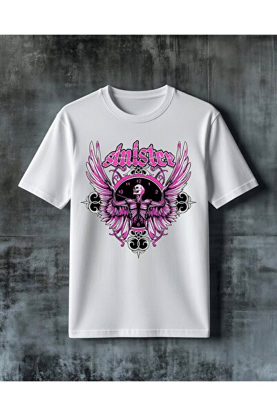 COMVİCHO Ambition Head Wings Printed Oversize T-Shirt