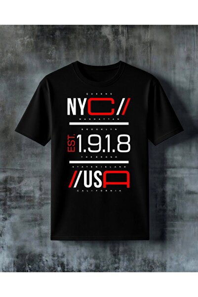COMVİCHO Esli Logo Printed Oversize T-Shirt