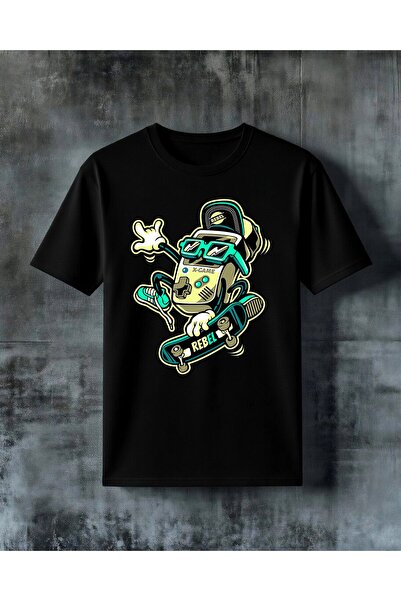 COMVİCHO Rebel X Game Printed Oversize T-Shirt