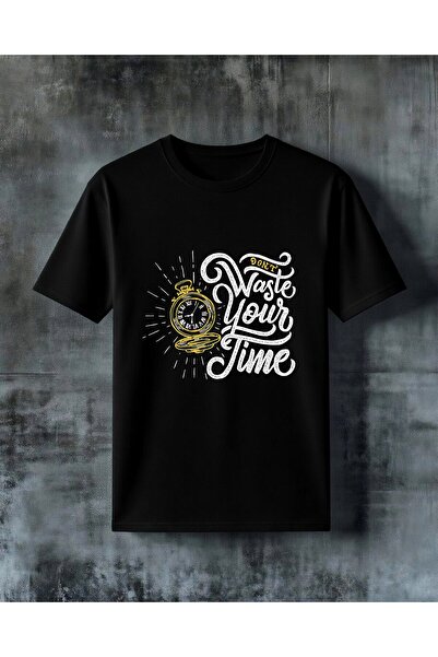 COMVİCHO Dont Watch Printed Oversize T-Shirt