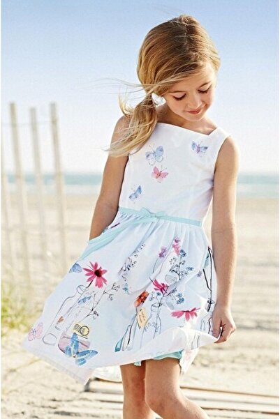 Yolka clothing Rochie cu fluturasi fetite