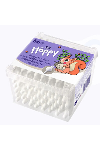 Happy Baby Betisoare igienice cu opritor Bella Baby Happy, 56 buc
