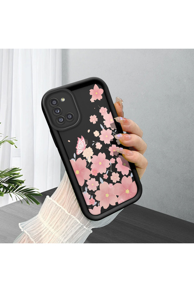 ucuc حافظة سيليكون سوداء متوافقة مع هاتف سامسونج جالاكسي A31 مع حماية للكامير...