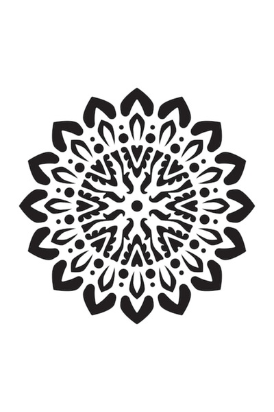 Eni Design 3D Hookpetal Στένσιλ Κατασκευής Μάνταλας, 80x80εκ., επαναχρησιμοπο...