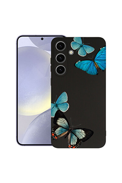 bestcase Θήκη TPU Ultra Slim για Samsung Galaxy S26, Όμορφες Μπλε Πεταλούδες,...