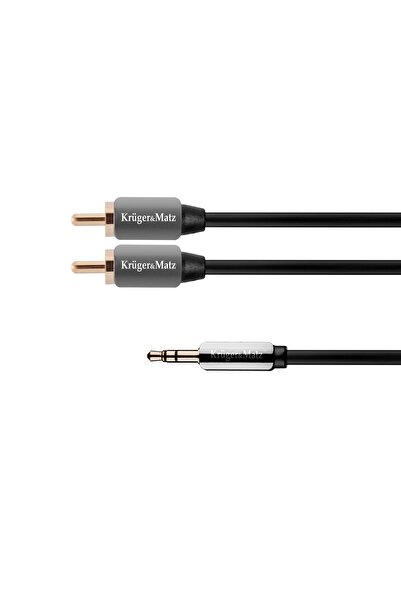 Kruger&Matz Cablu Jack - 2 x RCA 1 m