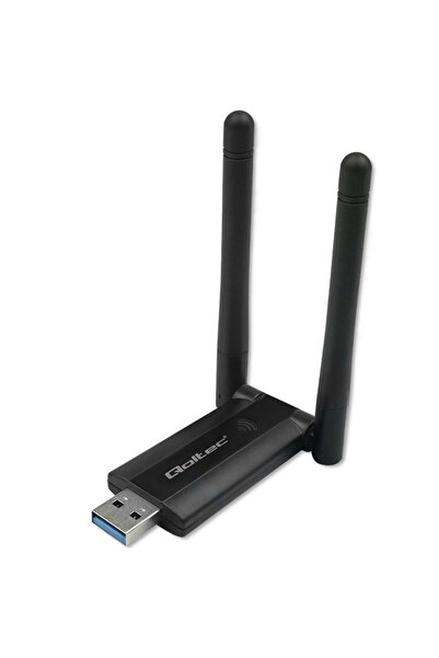 Qoltec Adaptor Wi-Fi USB Dual Wireless Rapid 2 x 2dBi |   Standard AC |   USB...