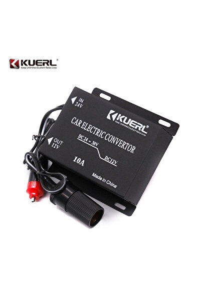Choice1 12V 24V 10A DC-DC 24V to 12V Cigarette Lighter Type Power Buck 10A 20...