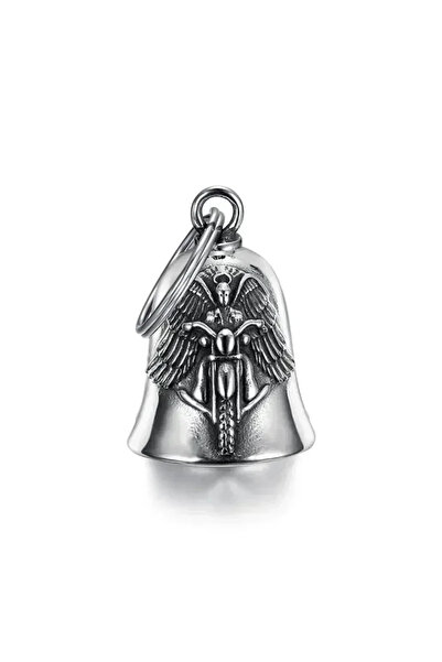 Choice86 S0177 Fashion Red Cross Guardian Angel Wings Bell Motorcycle Bell Ke...