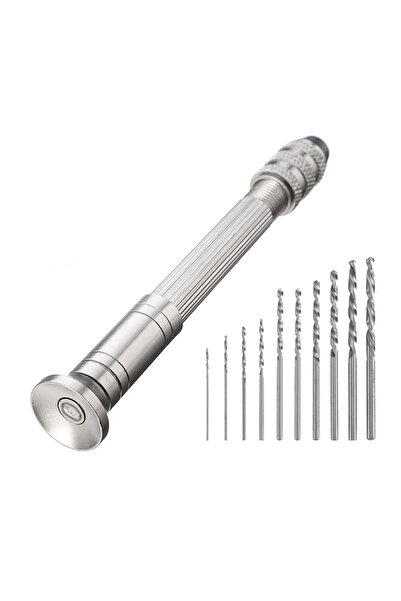 Choice1 11pcs set 0.8-3.0mm Mini Hand Drill Woodworking Tools Drilling Rotary...