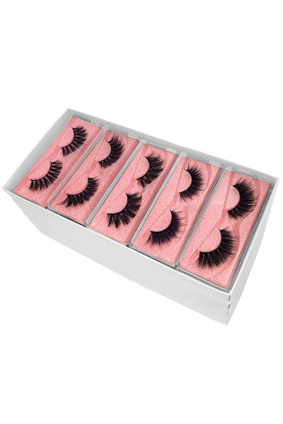 Choice MIX Mink Lashes Wholesale 10 Pairs 3D Mink Eyelashes Pack Natural Fals...