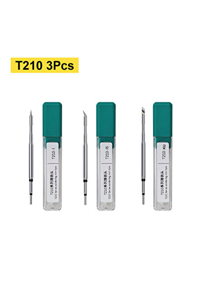 Choice3 طقم رؤوس لحام T210-KU I IS 3kit T210 فائقة الدقة من السلسلة 2S للتسخي...