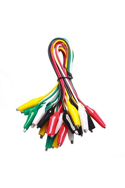Choice6 45MM with cable 20Pcs Alligator Clips 28/35mm Crocodile Electrical Te...