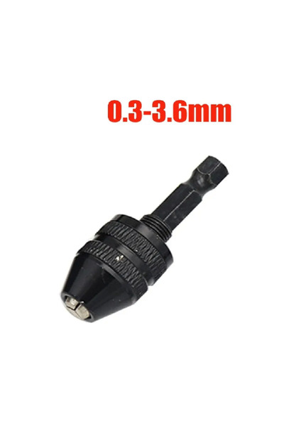 Choice1 0.3-3.6mm black 0.3-6.5mm Quick Change Hexagonal Handle Three Jaw Sel...