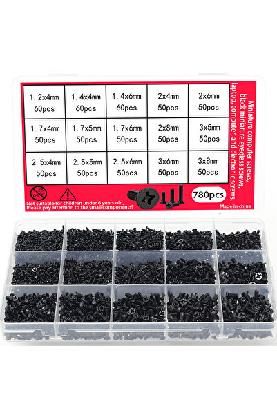 Choice 780pcs 780pcsminiature computer screws, screws forPCsand laptops, SSDs...