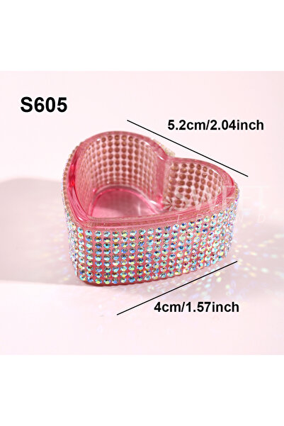 Choice1 S605 SWEET TREND - كوب أكريليك زجاجي كريستالي AB للمسحوق السائل وفرش ...