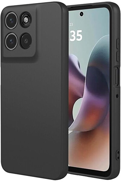 bestcase Απλή ματ θήκη TPU για Motorola Moto G86 Power, Μαύρη
