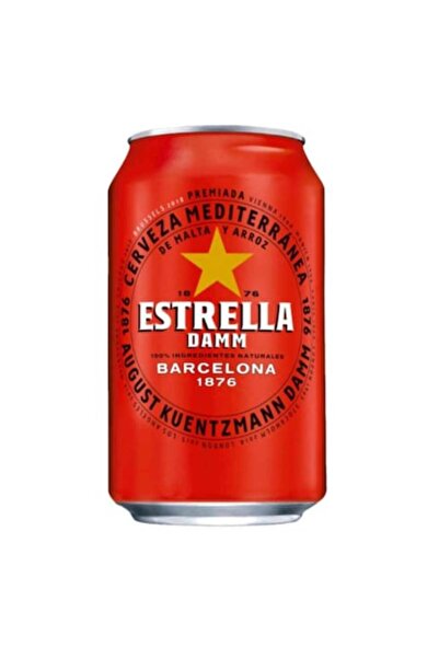 ESTRELLA Set de bere Damm Barcelona, blondă, doză 330ml x 24 buc, 7.92l