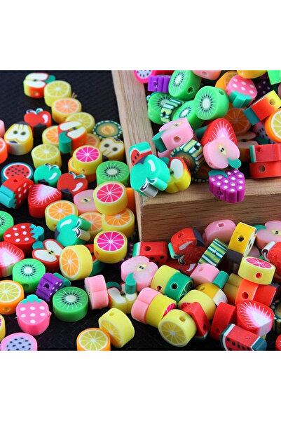Choice 200pcs Mixed 200/100pcs 9-11mm Random styles Summer Fruit shape Beads ...