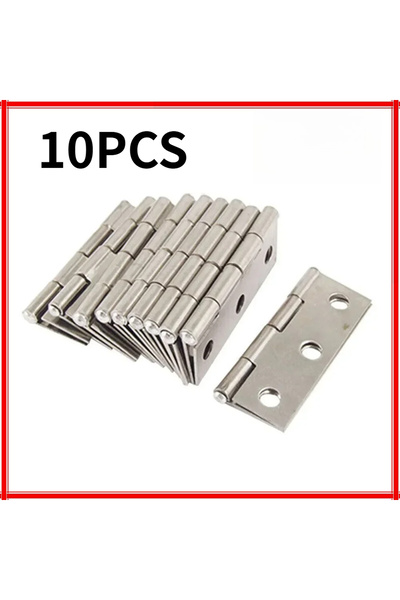 Choice 10PCS 10pcs Stainless Steel Door Hinges Cabinet Doors Windows Wooden B...