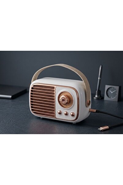 greatnice GTS-1959 Şarjlı Nostaljik Radyo Bluetooth Hoparlör/ Taşınabilir Ret...