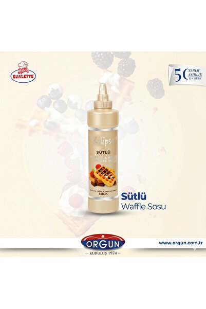 ORGUN GIDA Kalipso Gerçek Sütlü Çikolata 850 Gr Waffle & Krep Sos