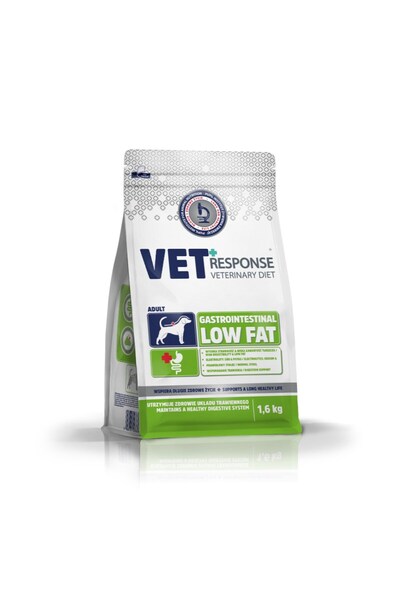 OEM VETRESPONSE GASTRO LOW FAT dry dog food 1.6kg