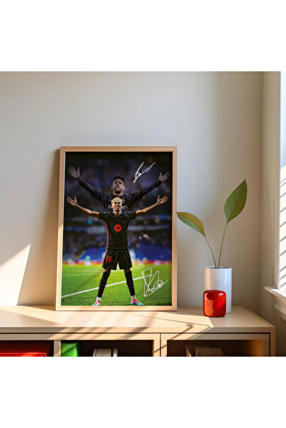 Boomah Accessories Lamine Yamal and Lionel Messi Barcelona Printed Autograph ...