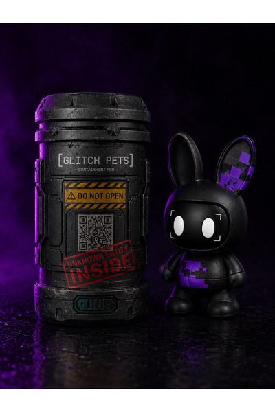 GlitchPets Containment Pod Tekli - Sürpriz Koleksiyon Figürü | Seri 1