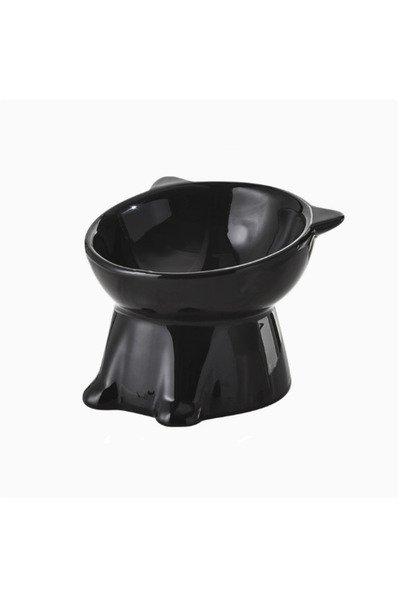 Choice1 Black Black White Cat Bowl Cat Bowl Pet Bowl Pet Supplies Cat Bowl Do...