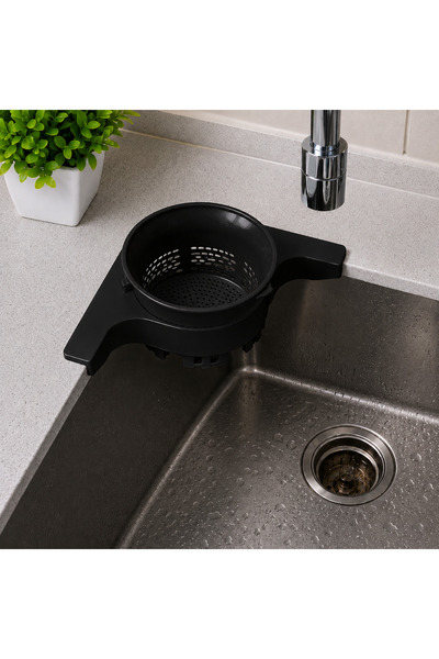 Basart Mutfak Evye Üstü Süzgeç Sepeti – Lavabo Organizeri ve Süzdürme Aparatı