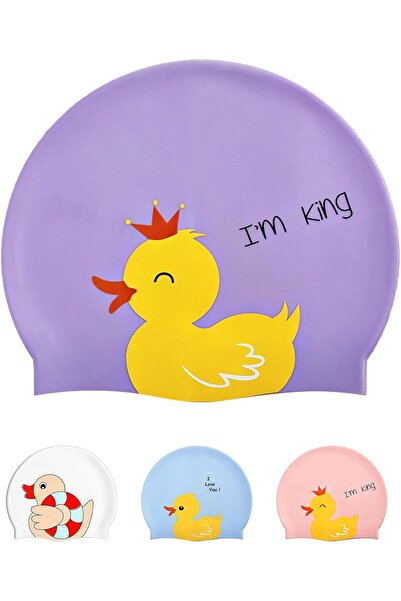 Other Swimming Cap for Children 6 to 14 years - Silicone and Waterproof Swimm...