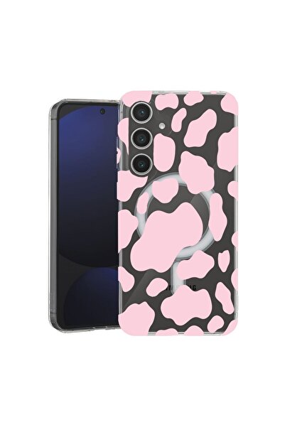 bestcase Husă pentru Samsung Galaxy A36 cu design Pink Cow, TPU anti-șoc, Teh...