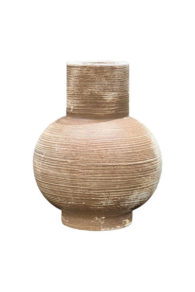 MirageBotanics Ceramic Vase for Flowers, Plants Pampas Grass for Office Livin...