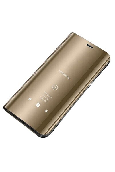 OEM Clear View Cover Huawei P Smart Pro 2019 Χρυσό