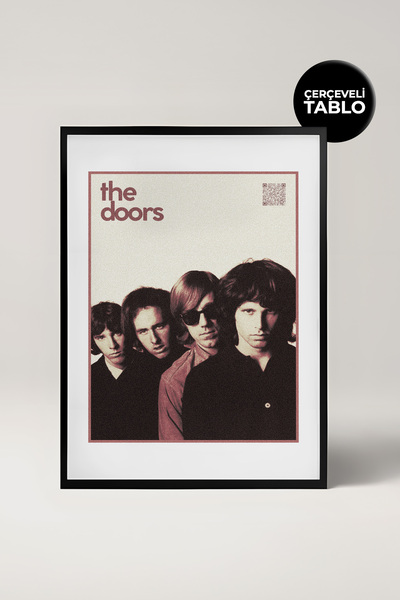 House Gorgeous The Doors cu cod QR, colecția Giants of Music, tablou de desig...