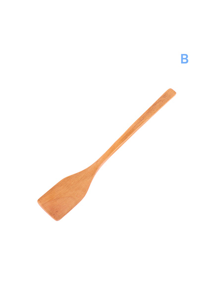 Choice1 JETTING B ♥Natural Wood Cooking Spatula - Durable Long Handle Turner ...