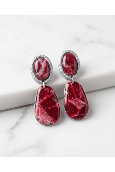 Dodemert Home Burgundy-Red Collection Polymer Clay & Epoxy Handmade Design Ea...