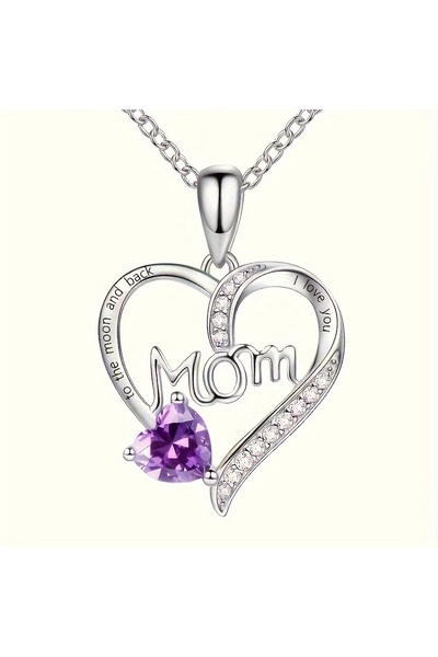 Choice1 35cm A A Mother's Day gift, a heart-shaped mom with engraved words an...