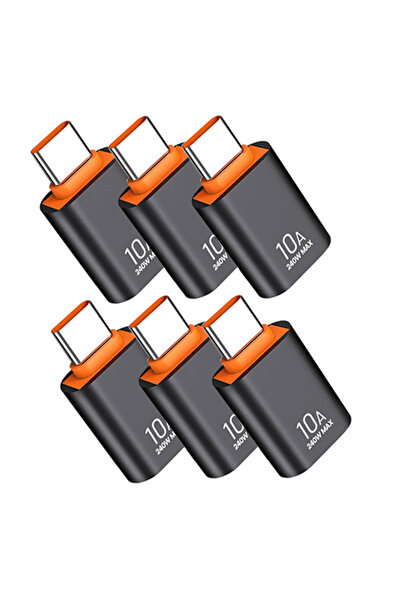Choice 6 قطع محول بيانات USB نوع C إلى USB A أسود من NNBILI، محول OTG من USB ...