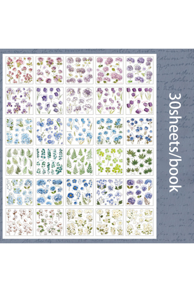 Choice1 S30627-2 Mr. Paper Romantic Collector Sticker Book 30 Sheets - Specim...