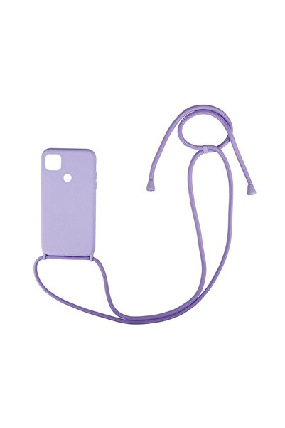 Sonique Θήκη Σιλικόνης με Κορδόνι CarryHang Xiaomi Redmi 9C Λιλά