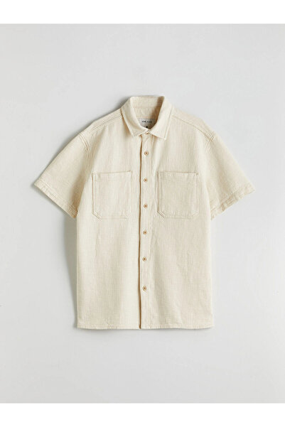 LC Waikiki Men's Comfortable Fit Short Sleeve Shirt