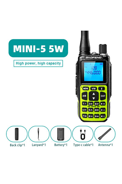 Choice4 جهاز اتصال لاسلكي صغير قياسي من BAOFENG بمنفذ USB، طراز Baofeng MINI-...