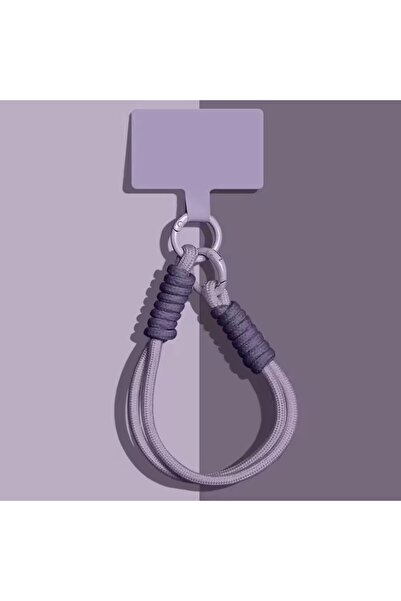 Choice5 Purple INS Mobile Phone Lanyard Fashion Solid Color Mobile Phone Anti...