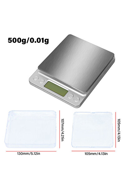 Choice1 500g 0.01g 500g 0.01g/3KG 0.1g Weight Digital Electronic Scale LCD Di...