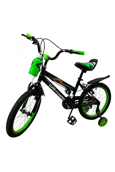 CARAIMAN Bicicleta 14J, Albastra, cu Roti 14 inch, Roti Ajutatoare, Suport St...