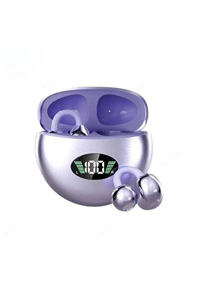 Choice Purple Wireless Clip-On Bluetooth Earbuds Premium HiFi Audio Sports He...